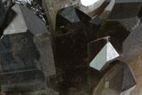 Dark Smoky Quartz Crystal Cluster - Brazil #84840-2